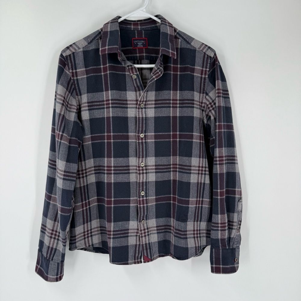 UNTUCKit Slim Cotton Flannel Button-Up Shirt